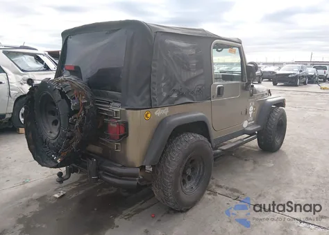 2002 Jeep Wrangler X z USA, uszkodzony, nr VIN 1J4FA39S32P775796
